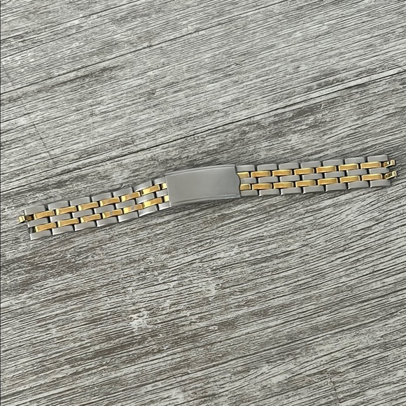 Gold and Silver tone replacement watch band - Picture 1 of 4